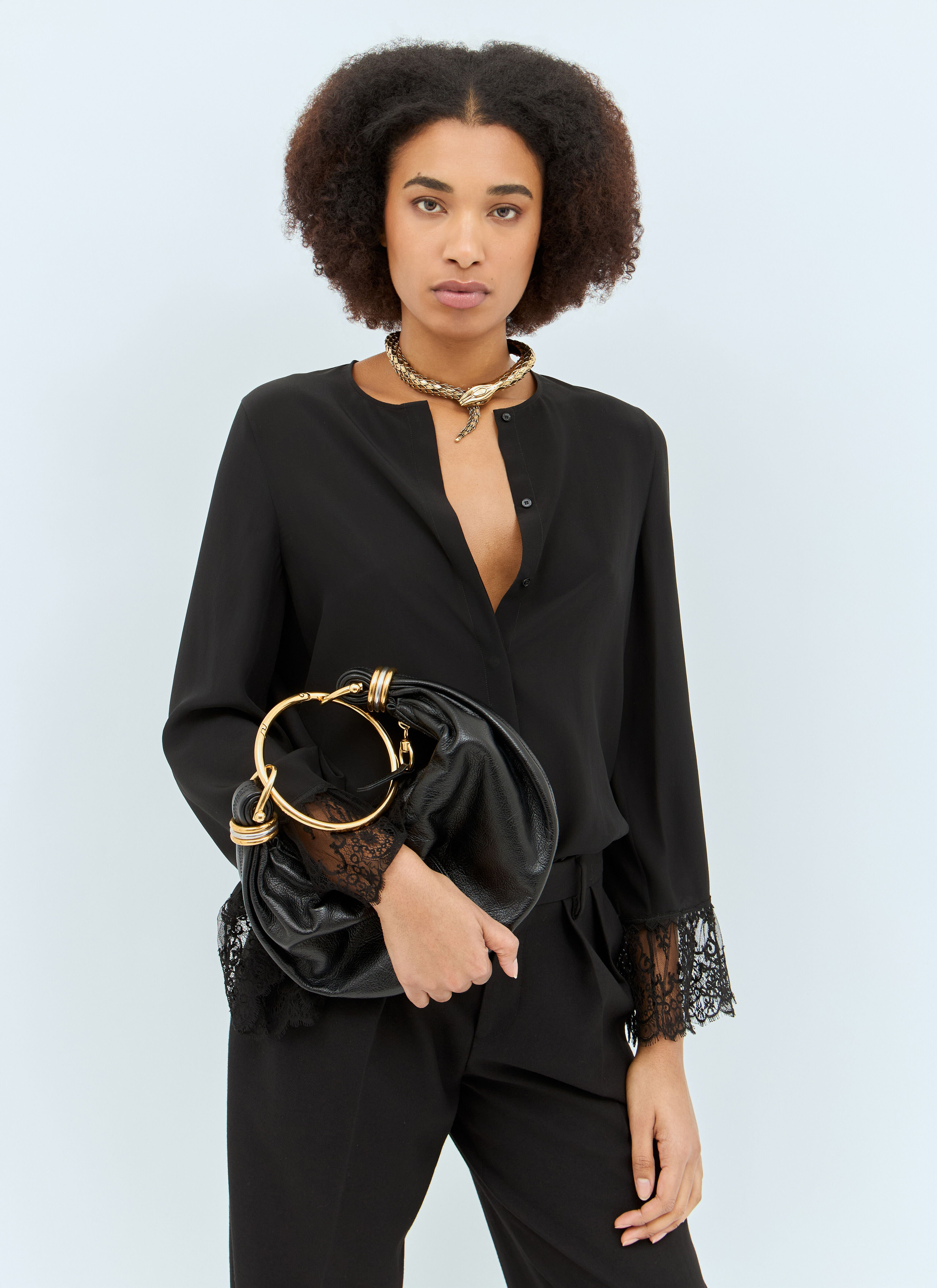Small Bracelet Hobo Bag - 3