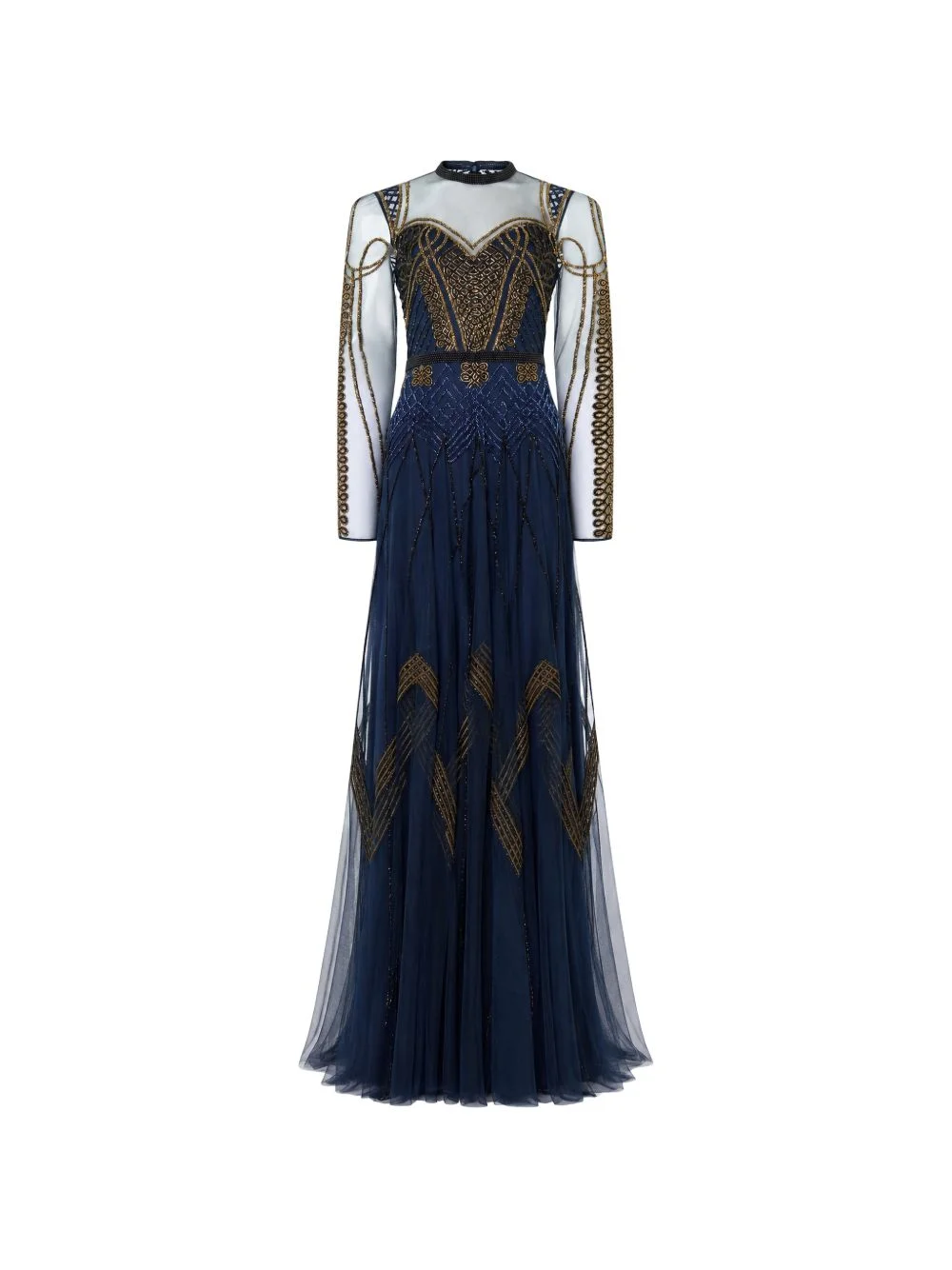 Persephone bead-embellished gown - 1
