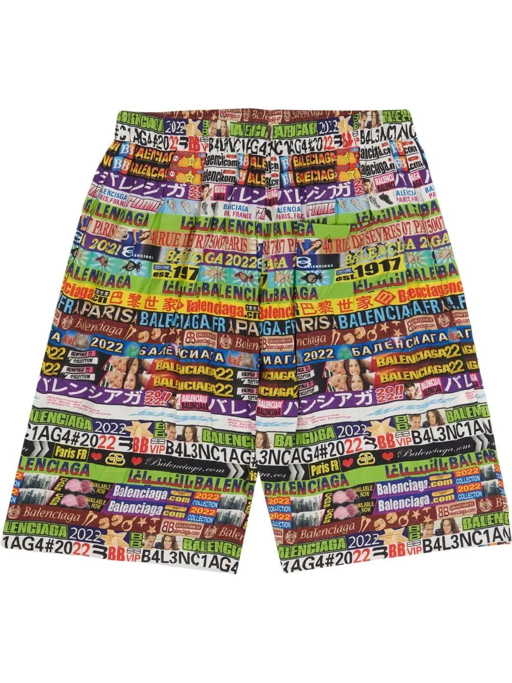 AD Banners pajama-style shorts - 1