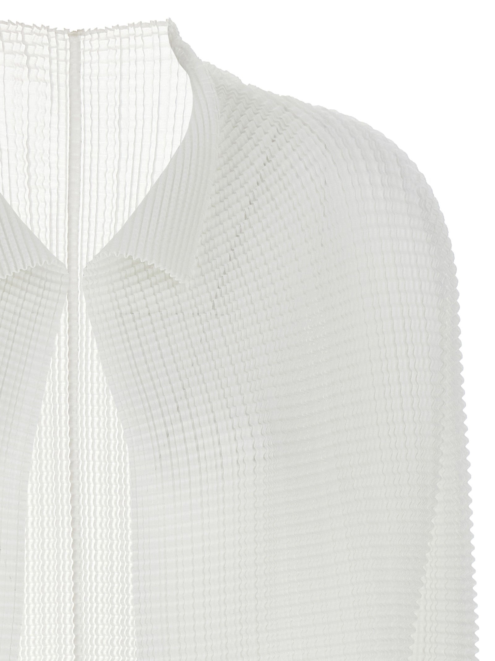 Issey Miyake Women 'Wooly Pleats-56' Cardigan - 3