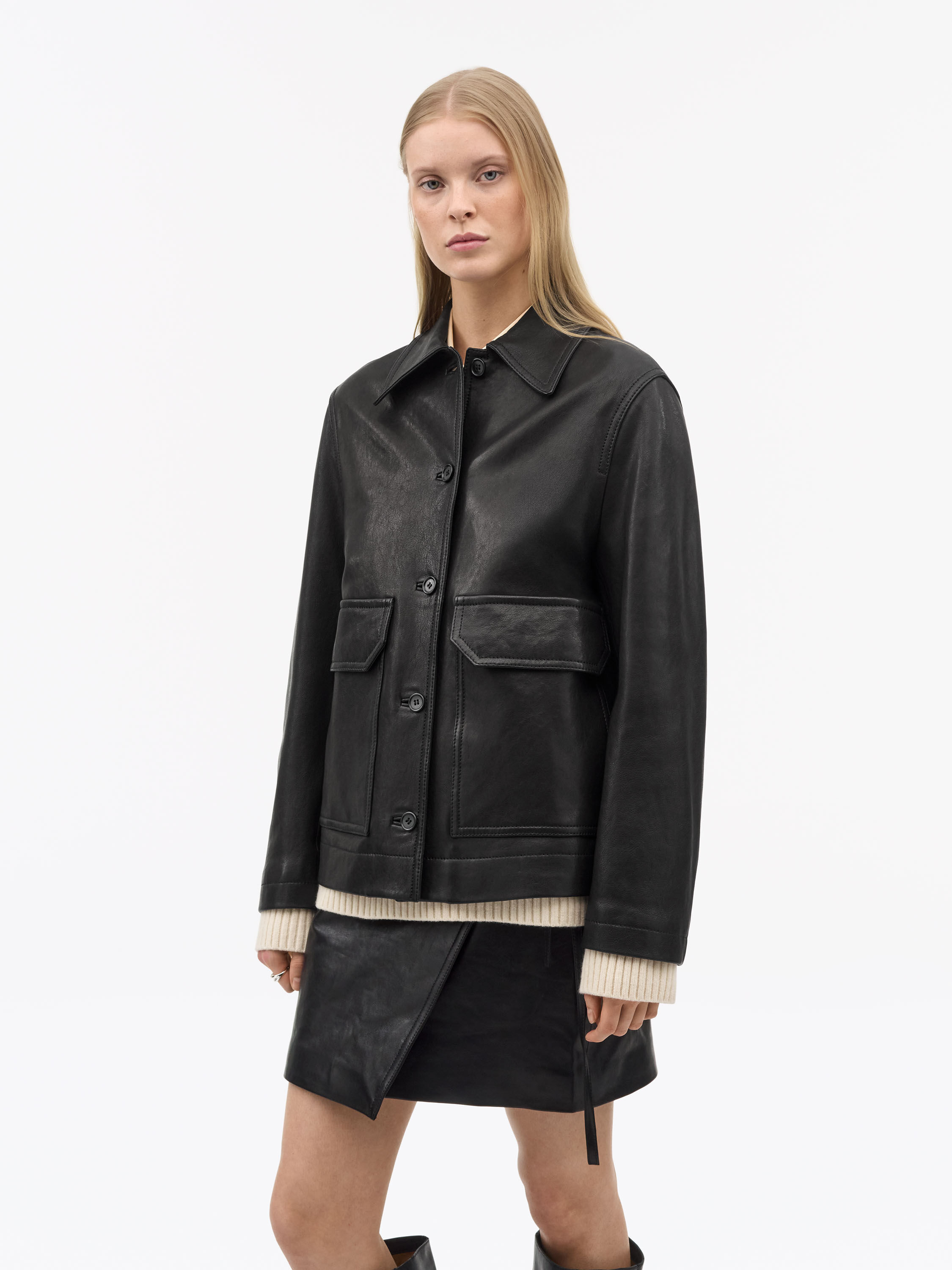 Loanna Leather Jacket - 3