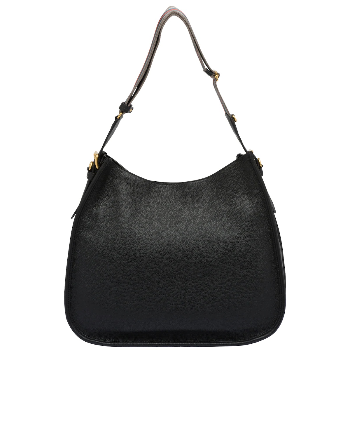 Large leather hobo shoulder bag - 4