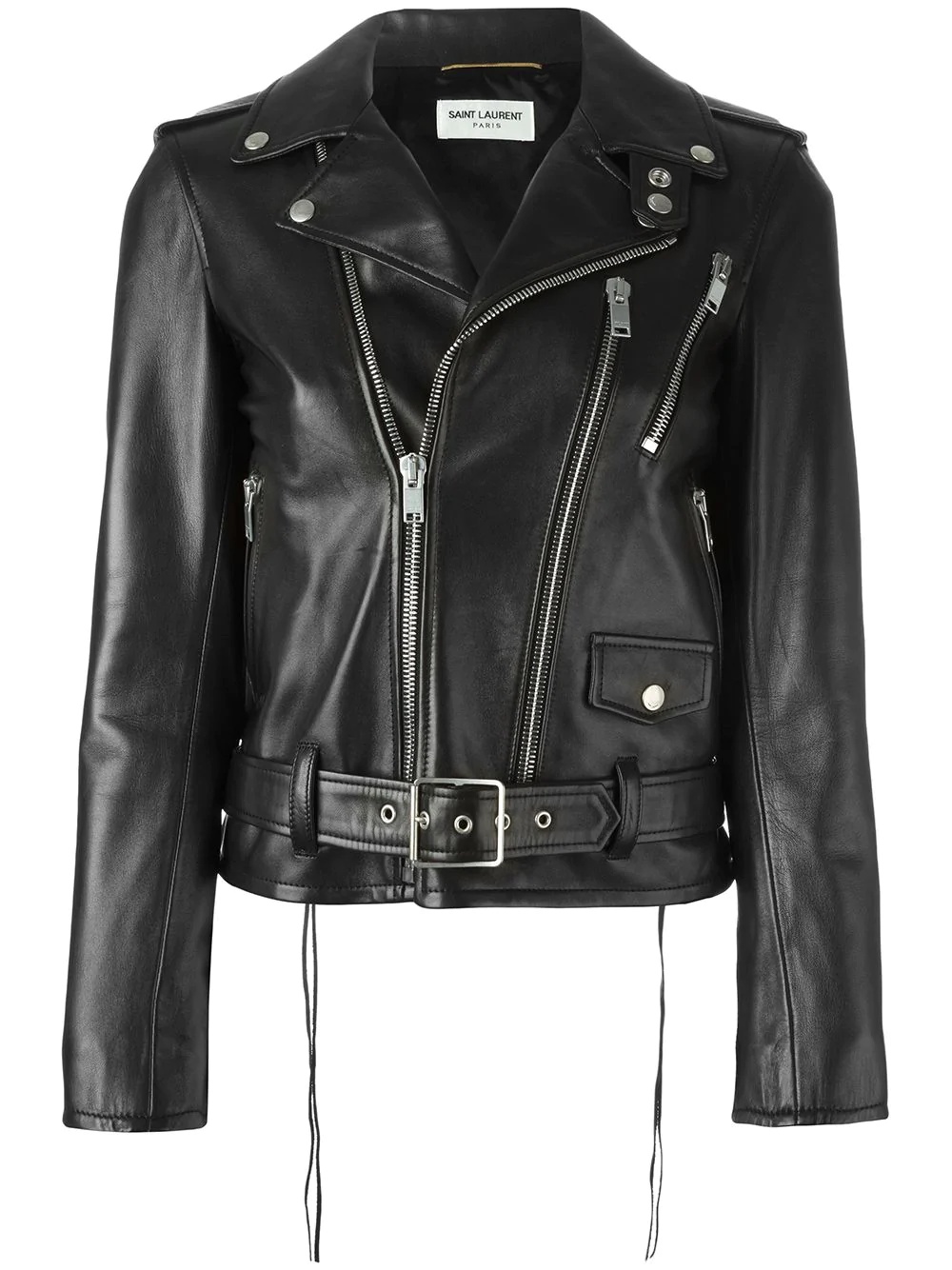 classic biker jacket - 1