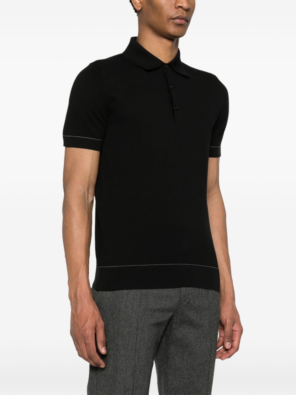piquÃ© cotton polo shirt - 3