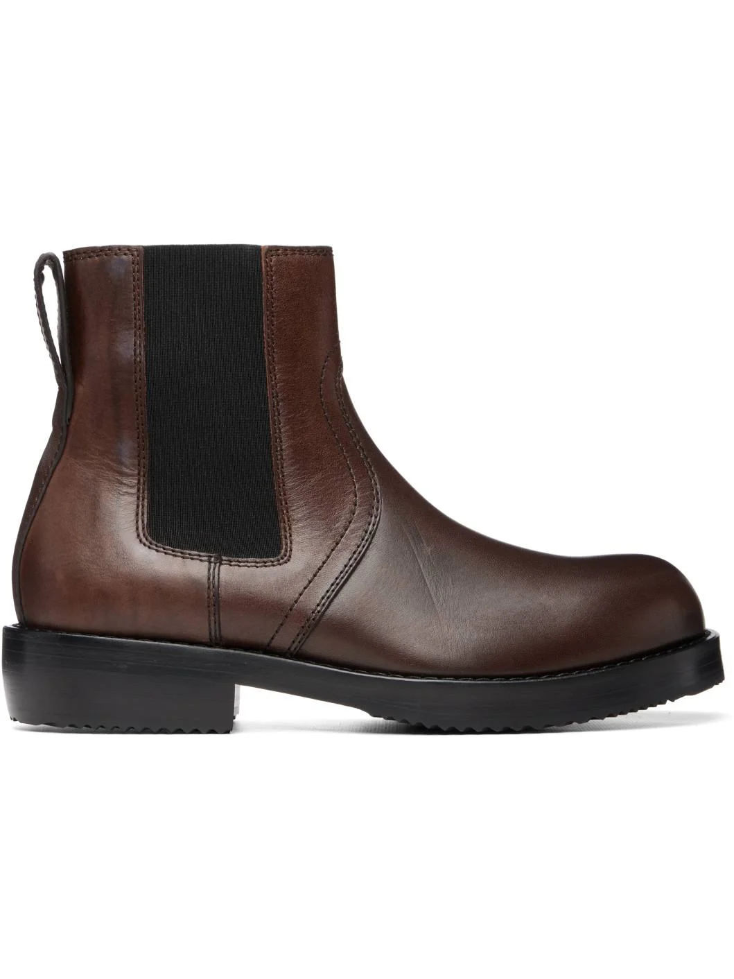 Brown Leather Chelsea Boots - 1