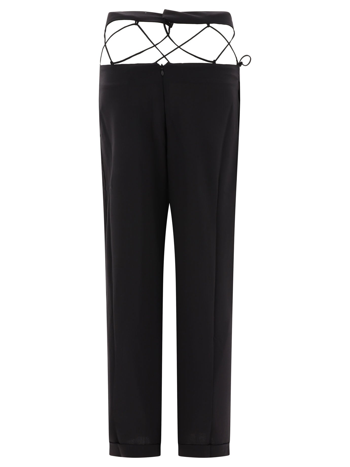 Nensi Dojaka Tailored Trousers With Laced Waistband - 2