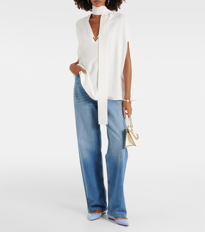 Valentino Rockstud patent leather ballet flats outlook