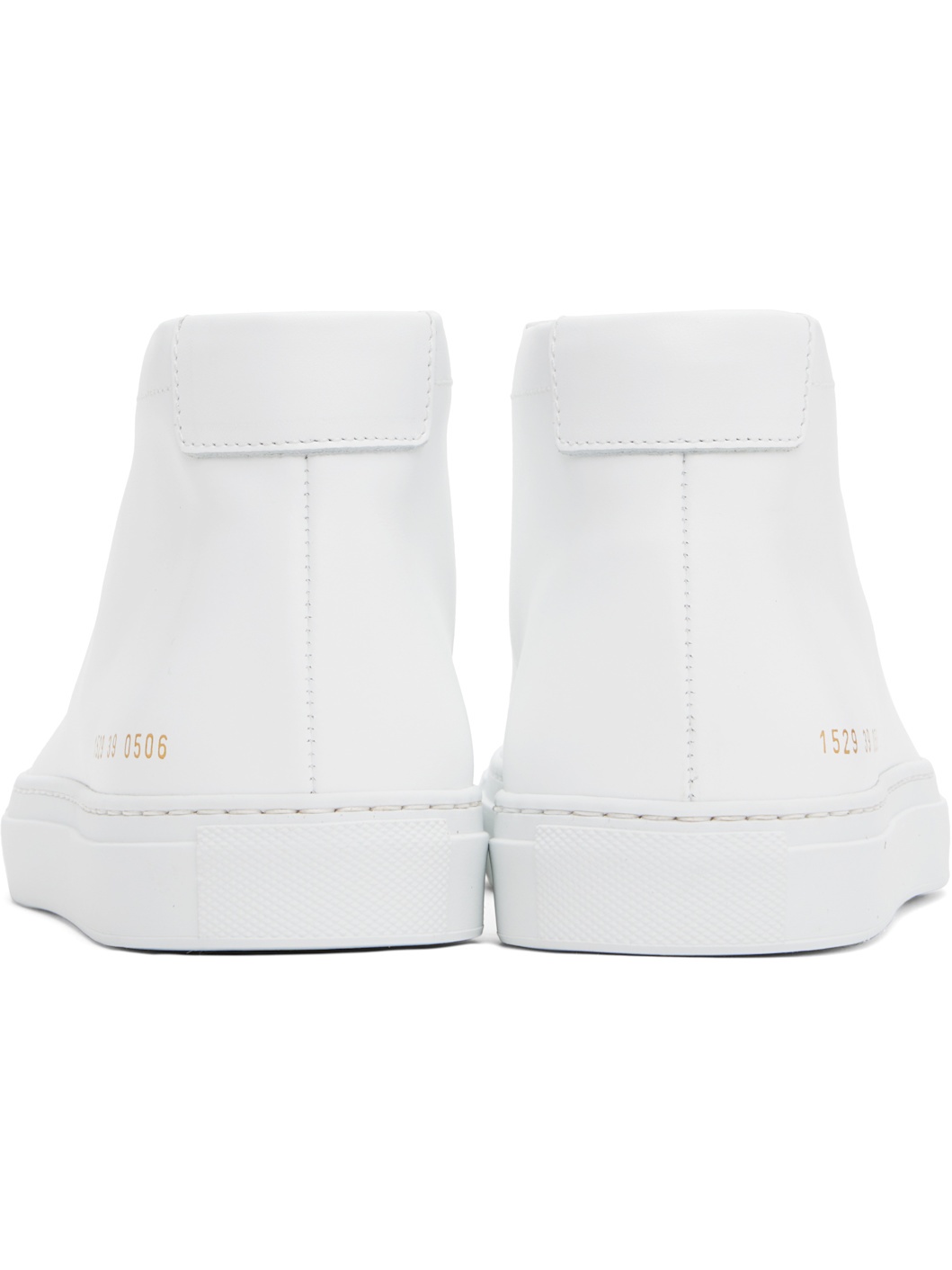 White Original Achilles Mid Sneakers - 2