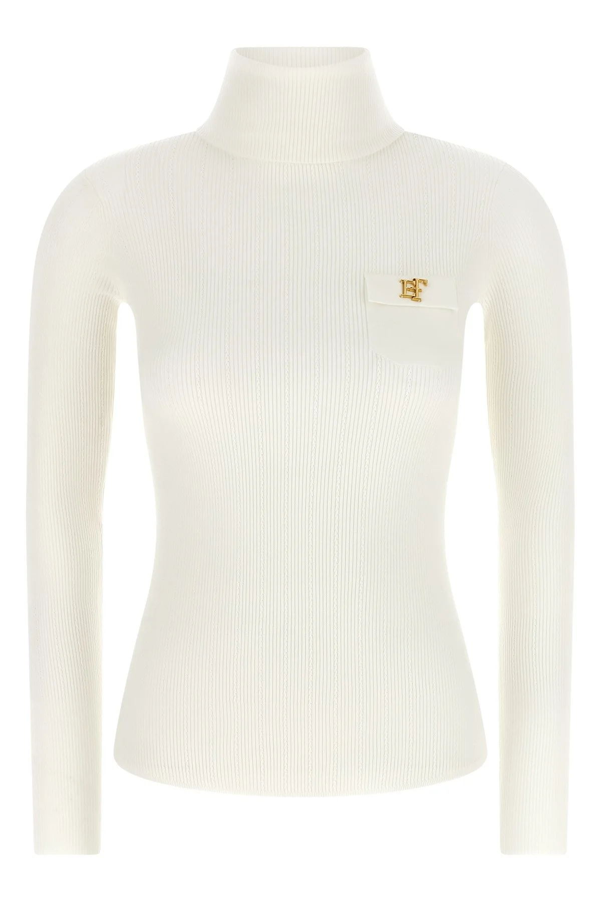 Turtleneck Embroidery À Jour - 1