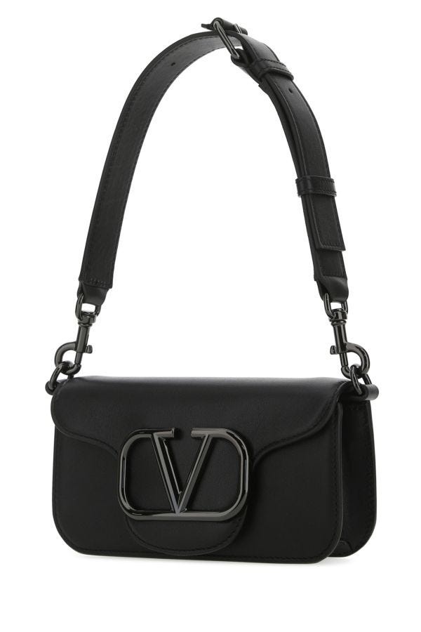 Black leather Locò shoulder bag - 2