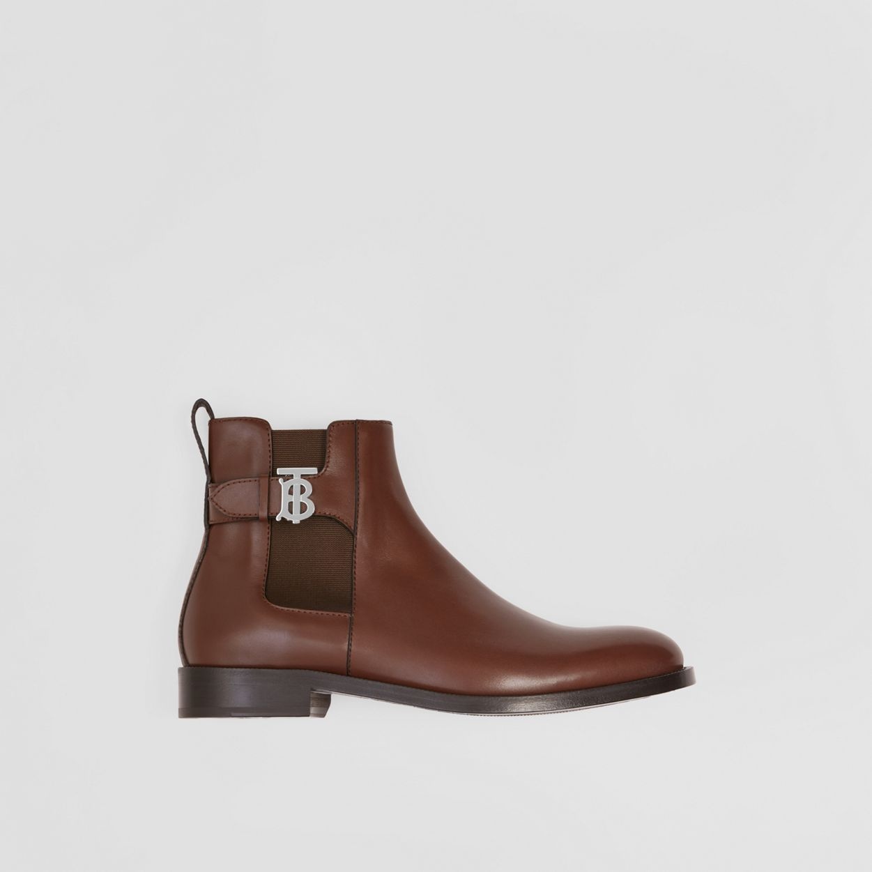 Monogram Motif Leather Chelsea Boots - 6