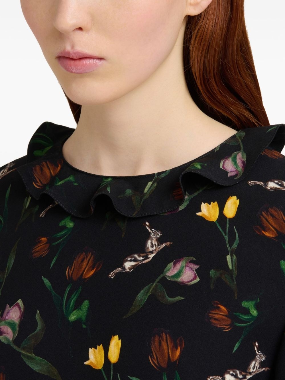 floral-print maxi dress - 6