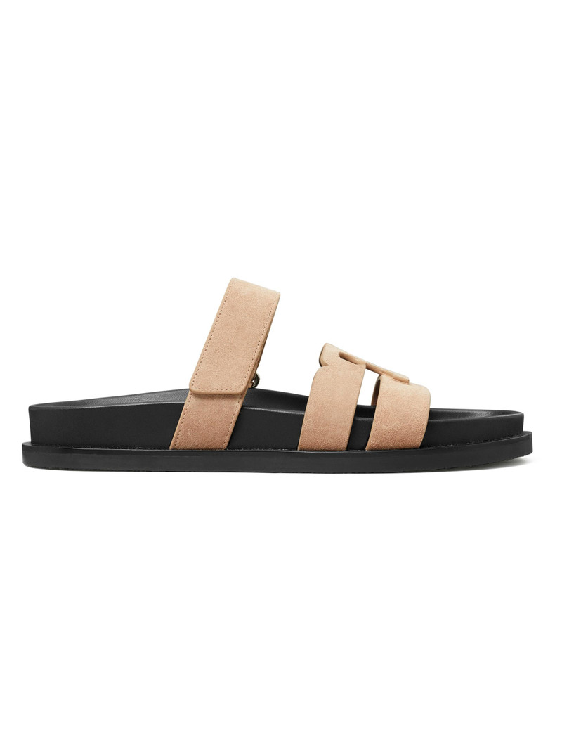 Women's Ines Sport Suede Sandals - Malva Perfect Black 1
