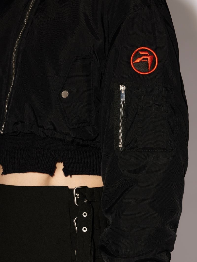 CROPPED PATCH BOMBER - 7