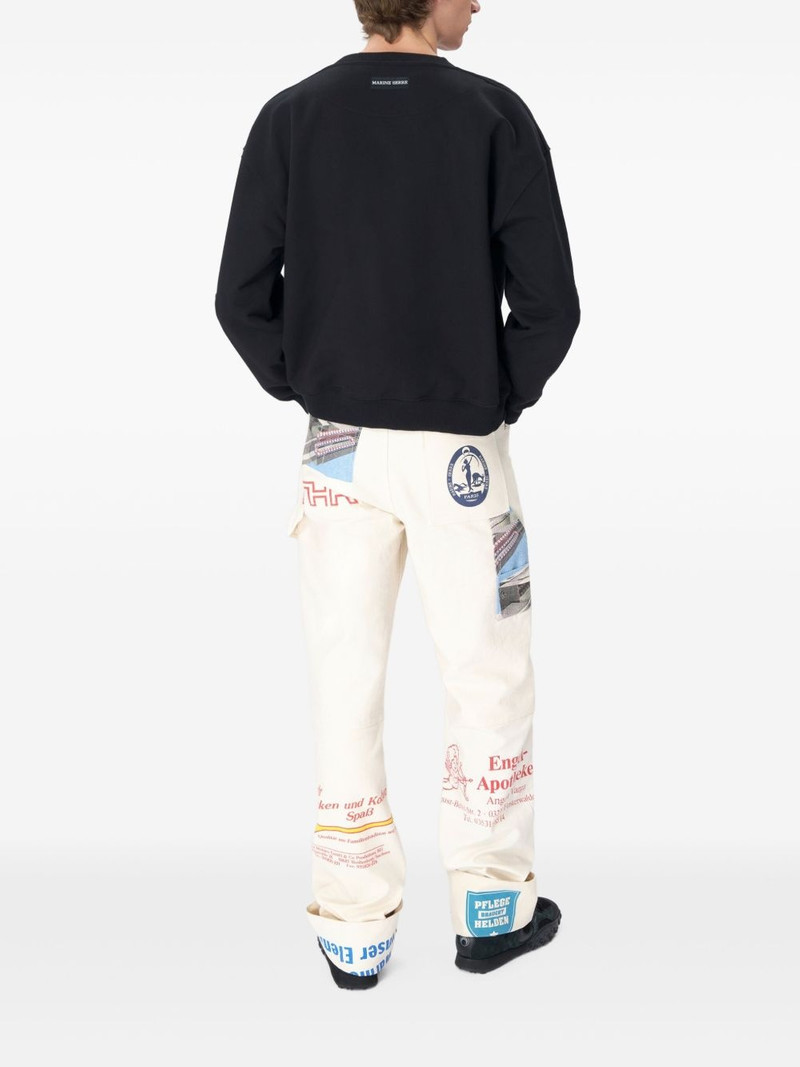 Marine Serre cotton trousers outlook