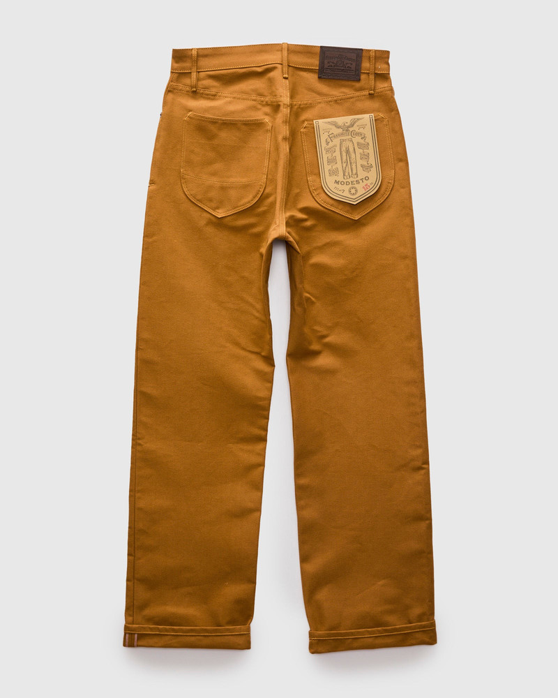 FREENOTE CLOTH "Modesto" 15oz Camel Selvedge Duck Pant - Straight Fit outlook