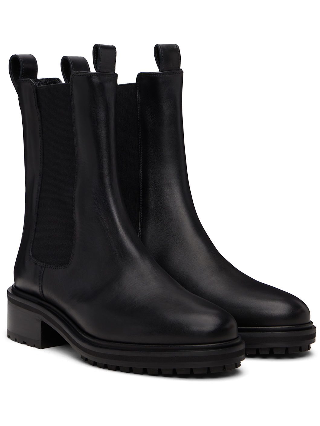 Black Jack Leather Chelsea Boots - 4