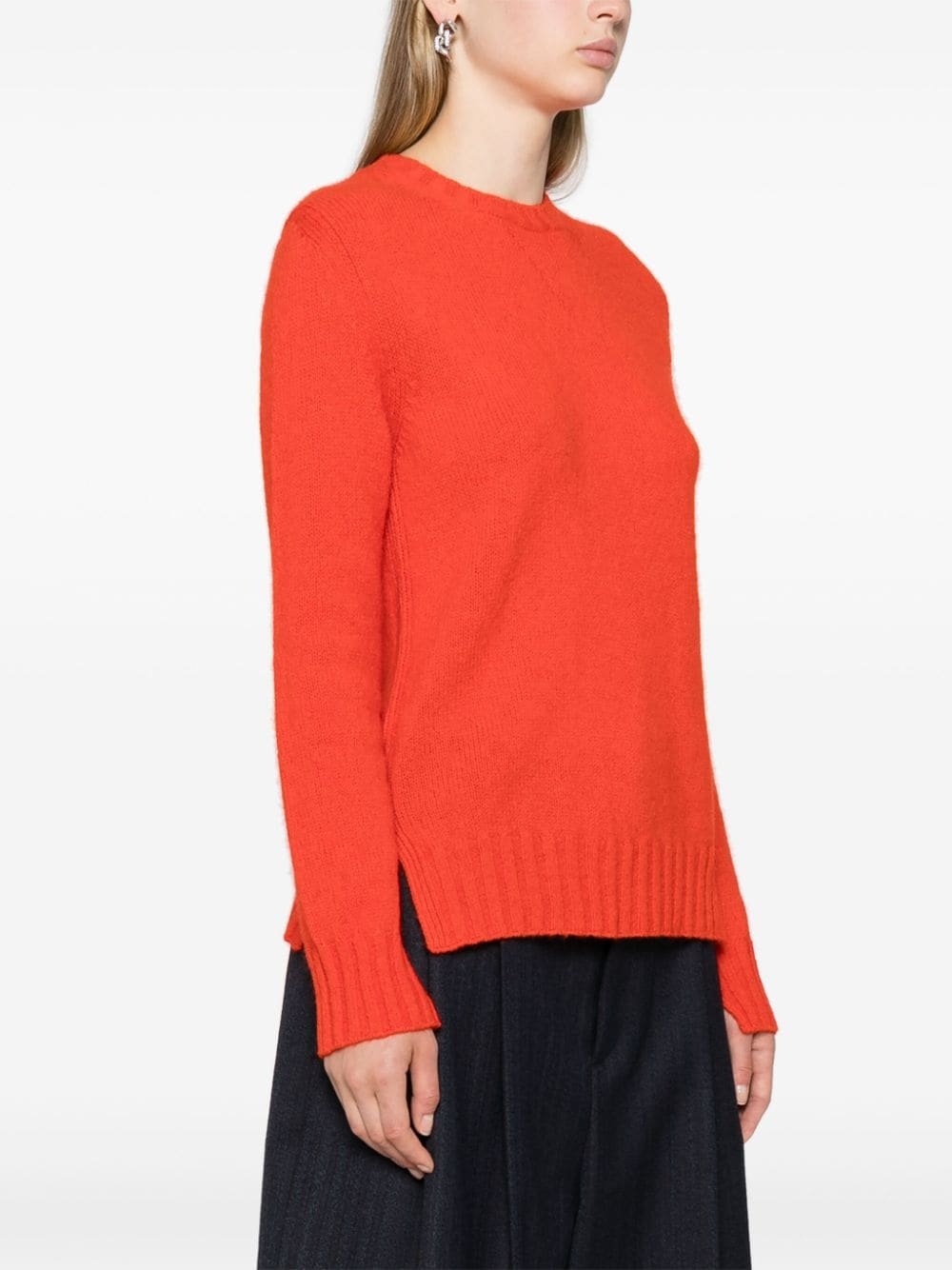 crew-neck knitted jumper - 3