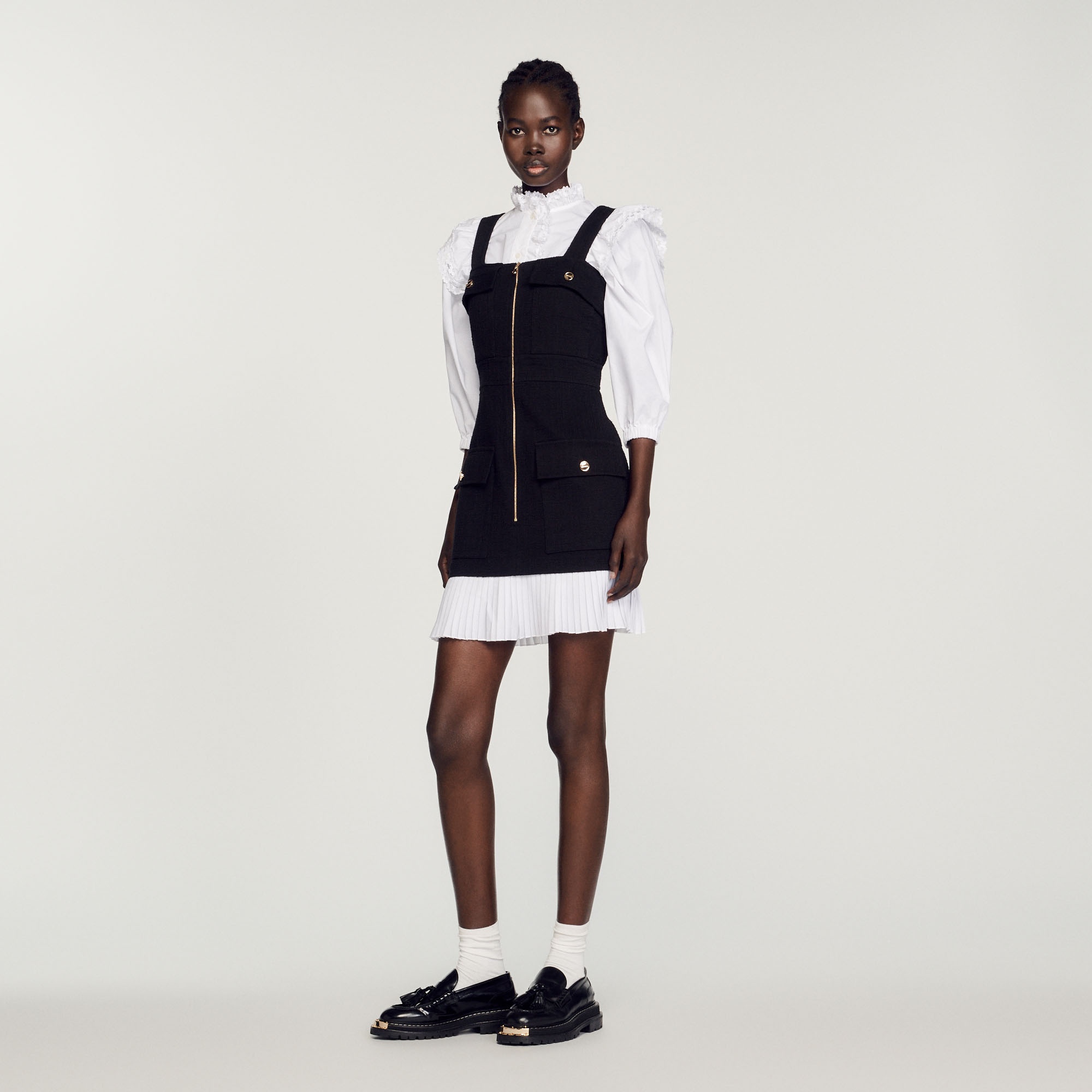 Sandro Short tweed dress | REVERSIBLE Sandro Short tweed dress | REVERSIBLE