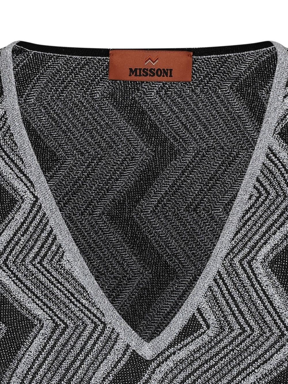 zigzag metallic jumper - 3