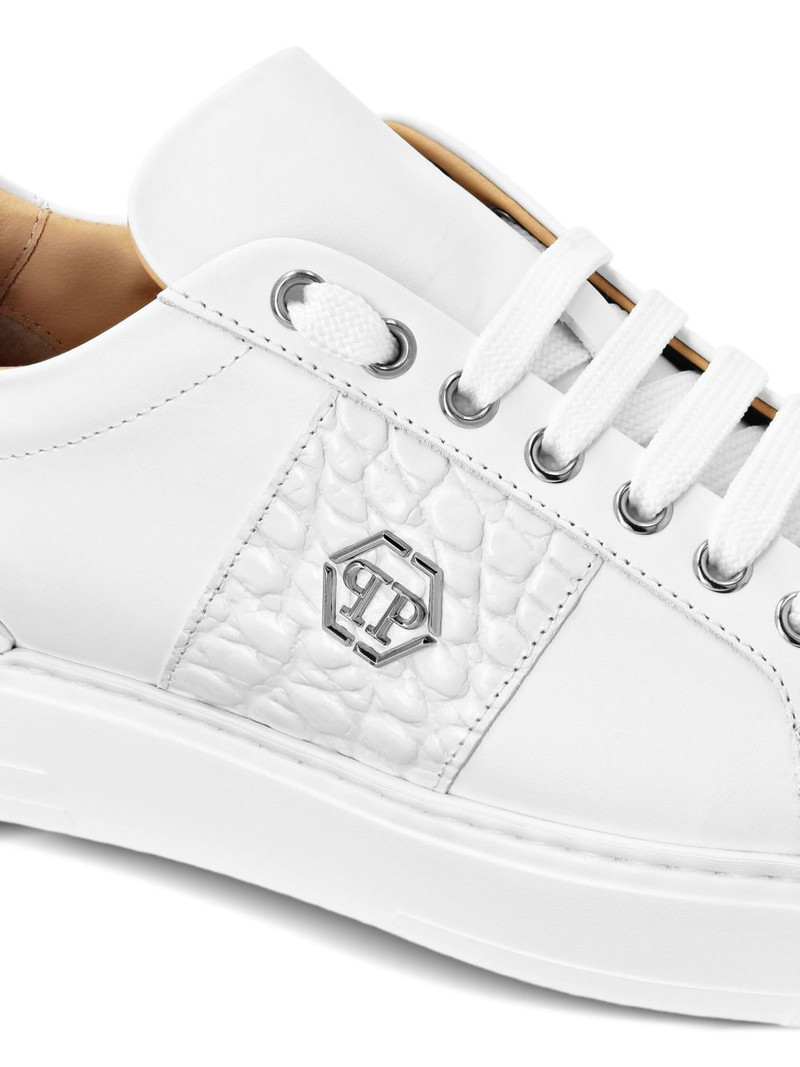 leather-panel sneakers 4