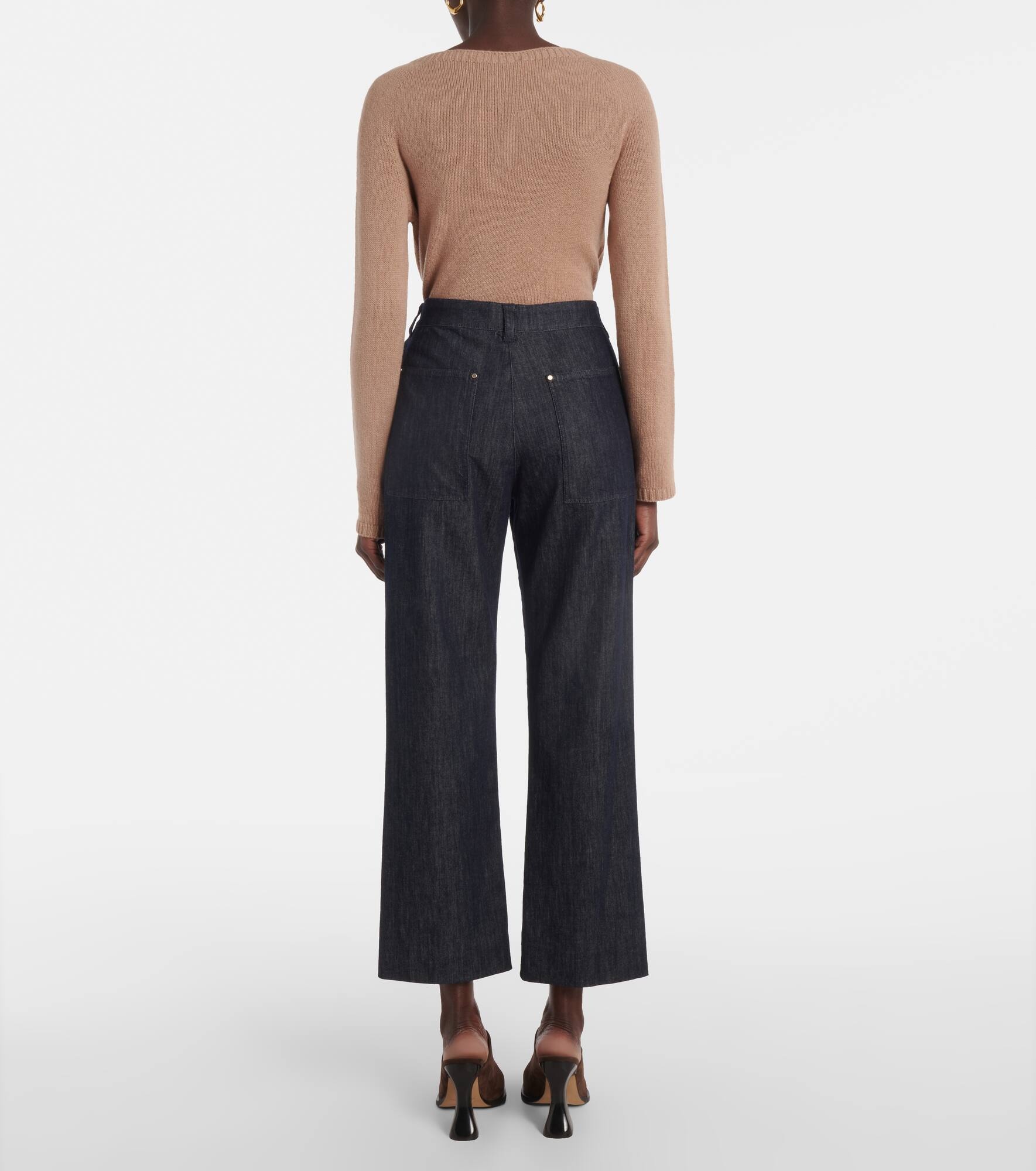 Terra high-rise straight jeans - 3