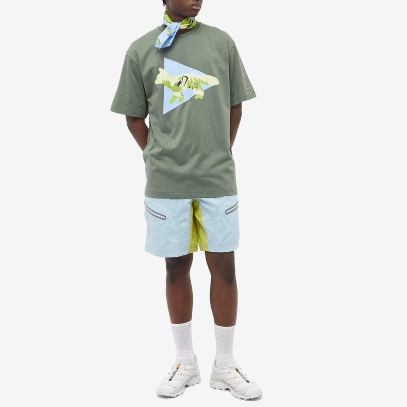 and Wander and wander x Maison Kitsuné Triangle T-Shirt outlook