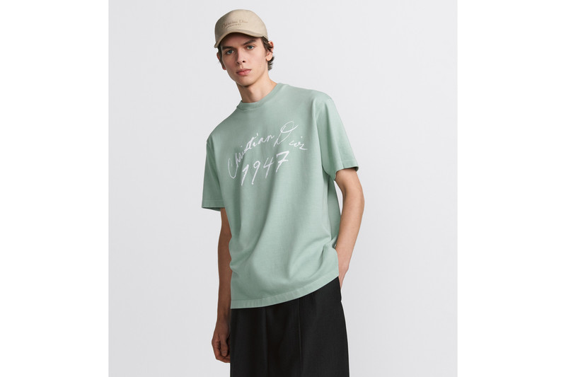 Handwritten Christian Dior T-Shirt, Relaxed Fit 2
