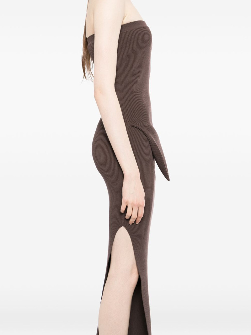 asymmetric bustier dress 5
