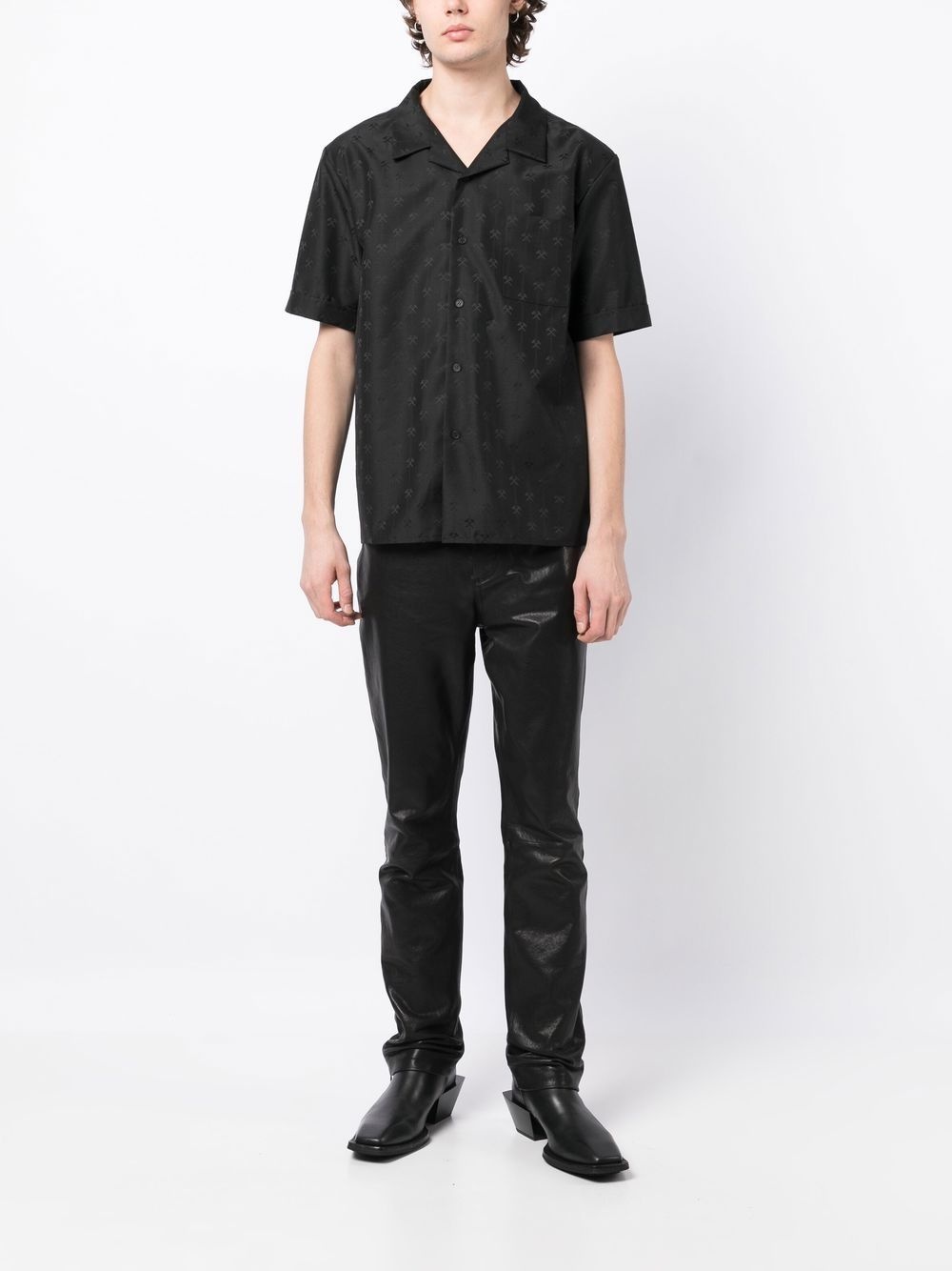 ALL-OVER LOGO PRINT SHIRT - 3