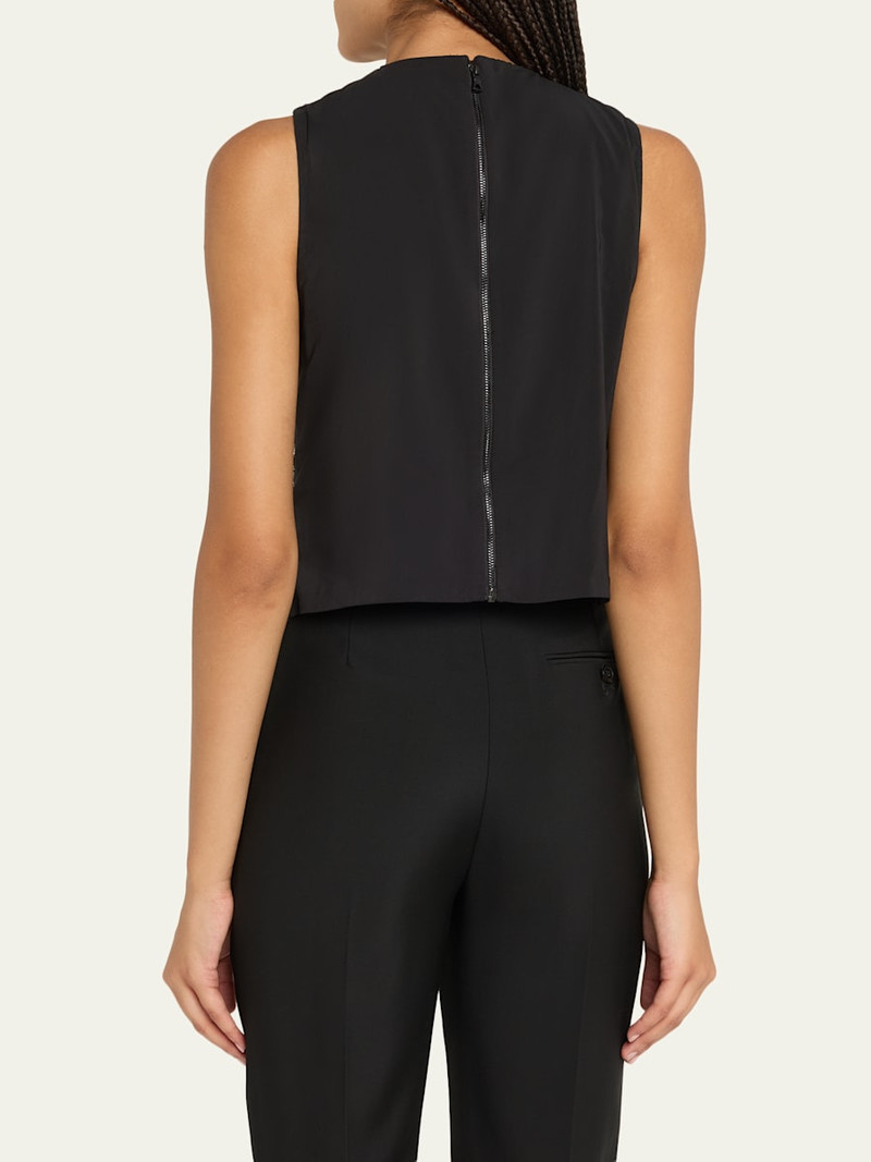 Alice + Olivia Amal Embellished Blouse outlook