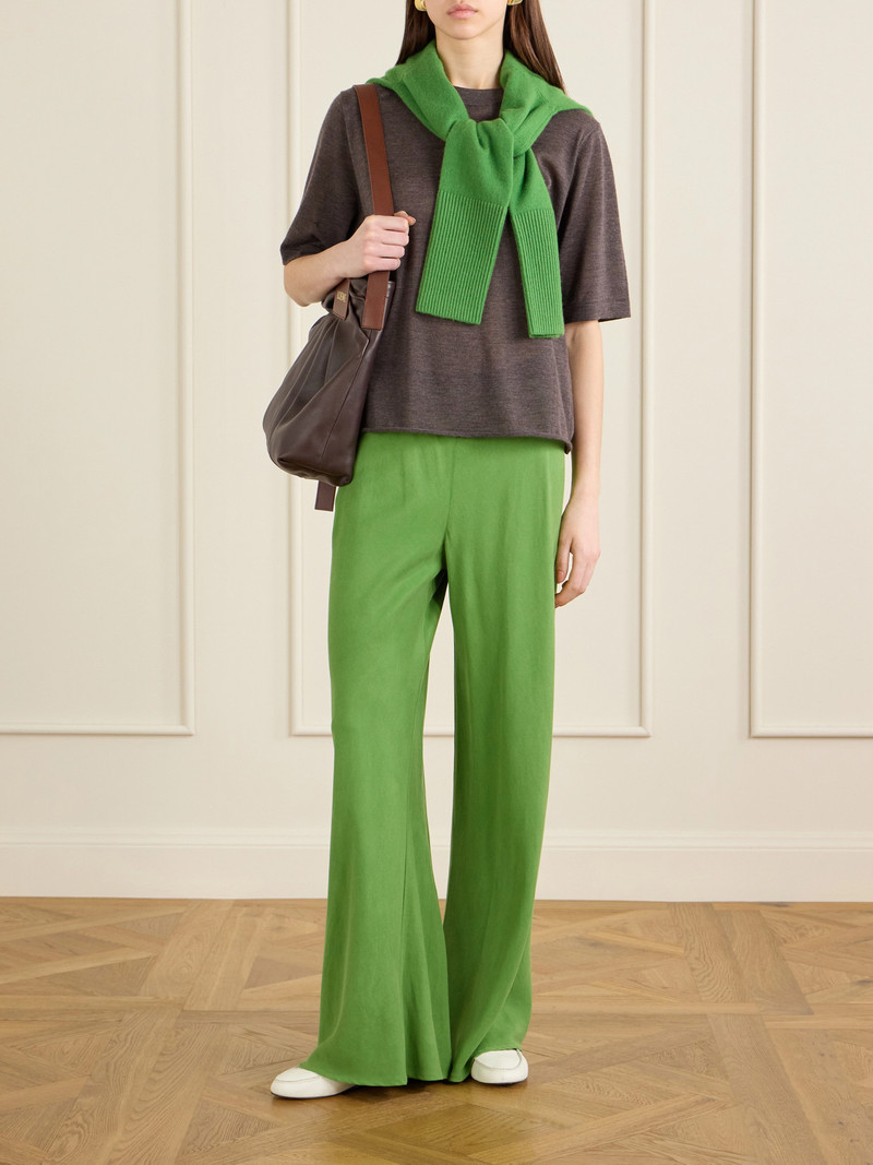 LA LIGNE Colby Twill Wide-leg Pants outlook