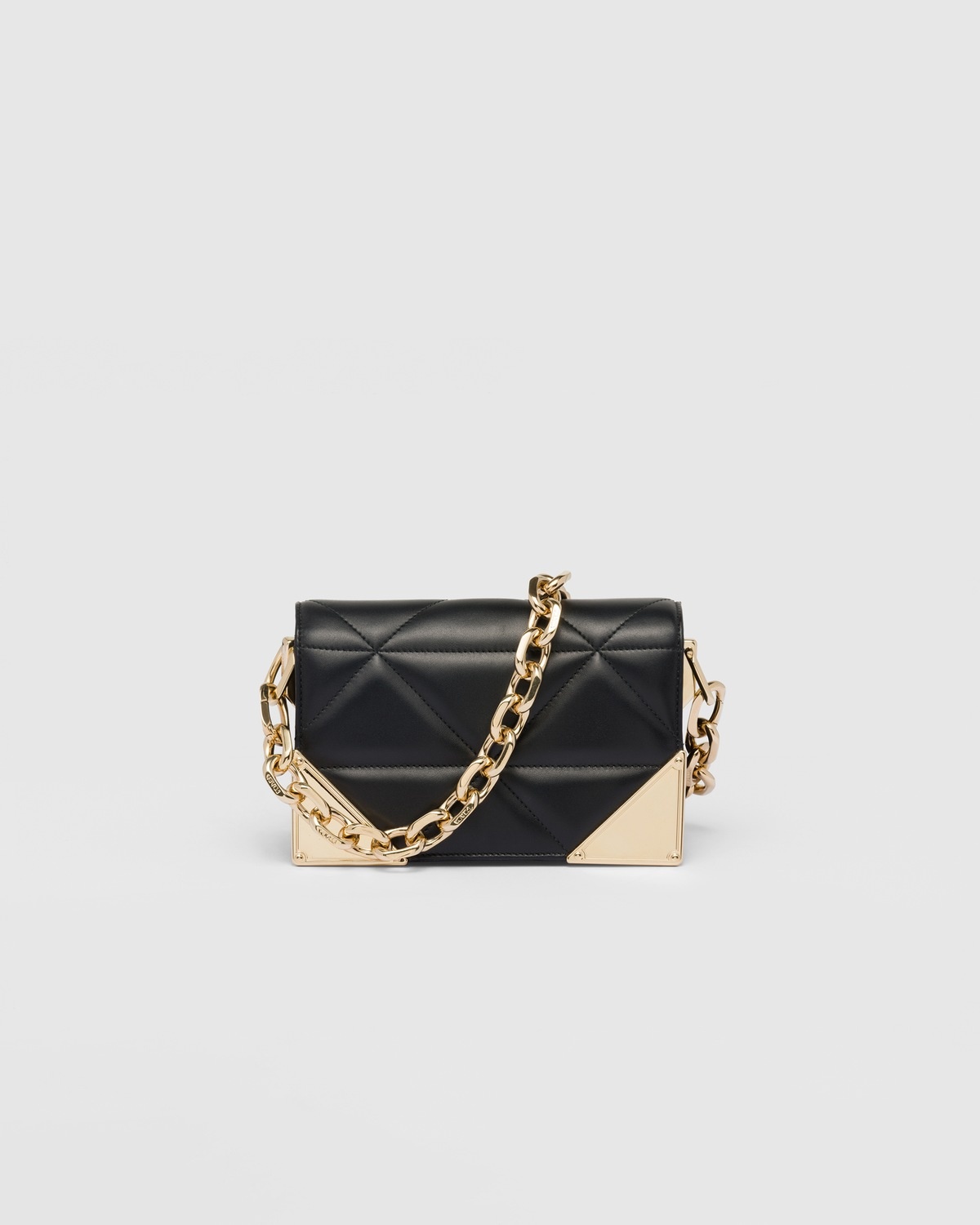 Prada Quilted nappa leather shoulder bag REVERSIBLE