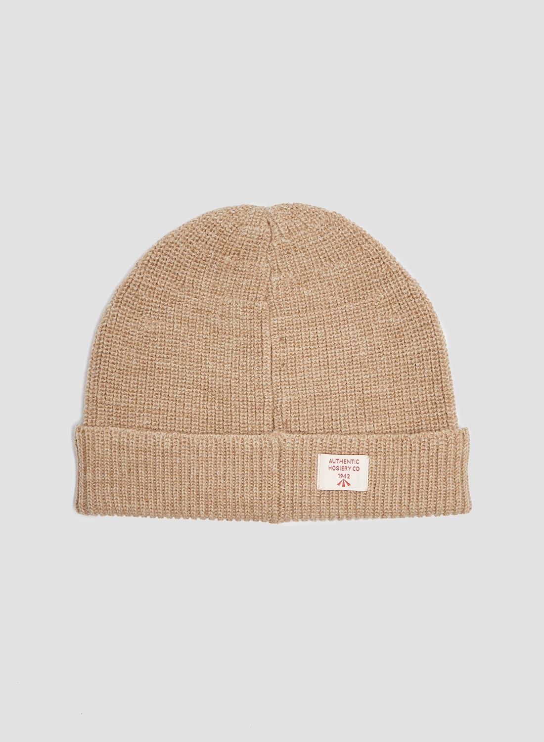 Solid Beanie in Tan - 1