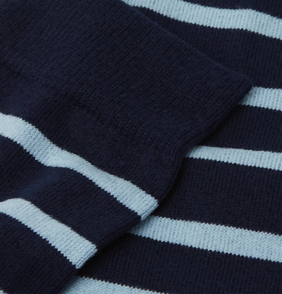 Sunspel Striped Cotton-Blend Socks outlook