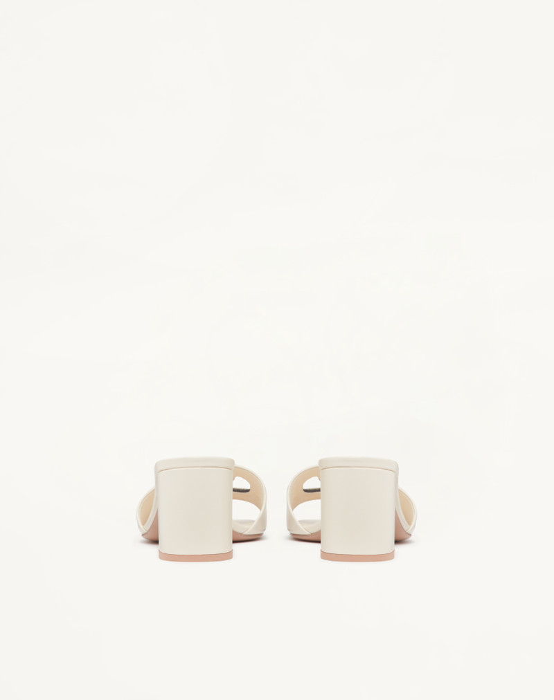 VLOGO CUT-OUT SLIDE SANDAL IN CALFSKIN 60MM 4