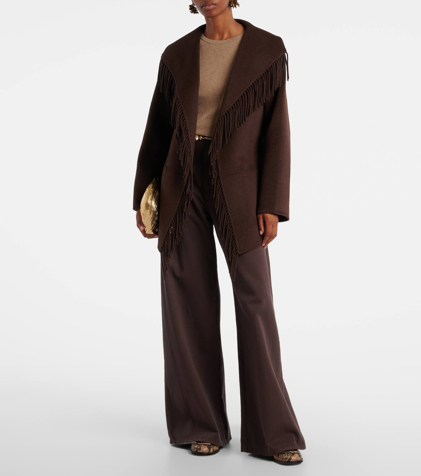 Rowen fringed wool-blend jacket - 2