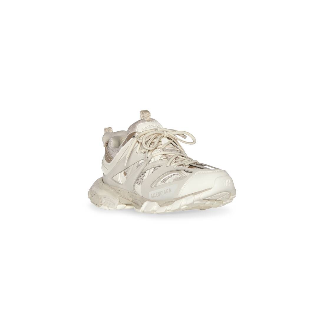 Men's Track Sneaker Recycled Sole in Beige - 2