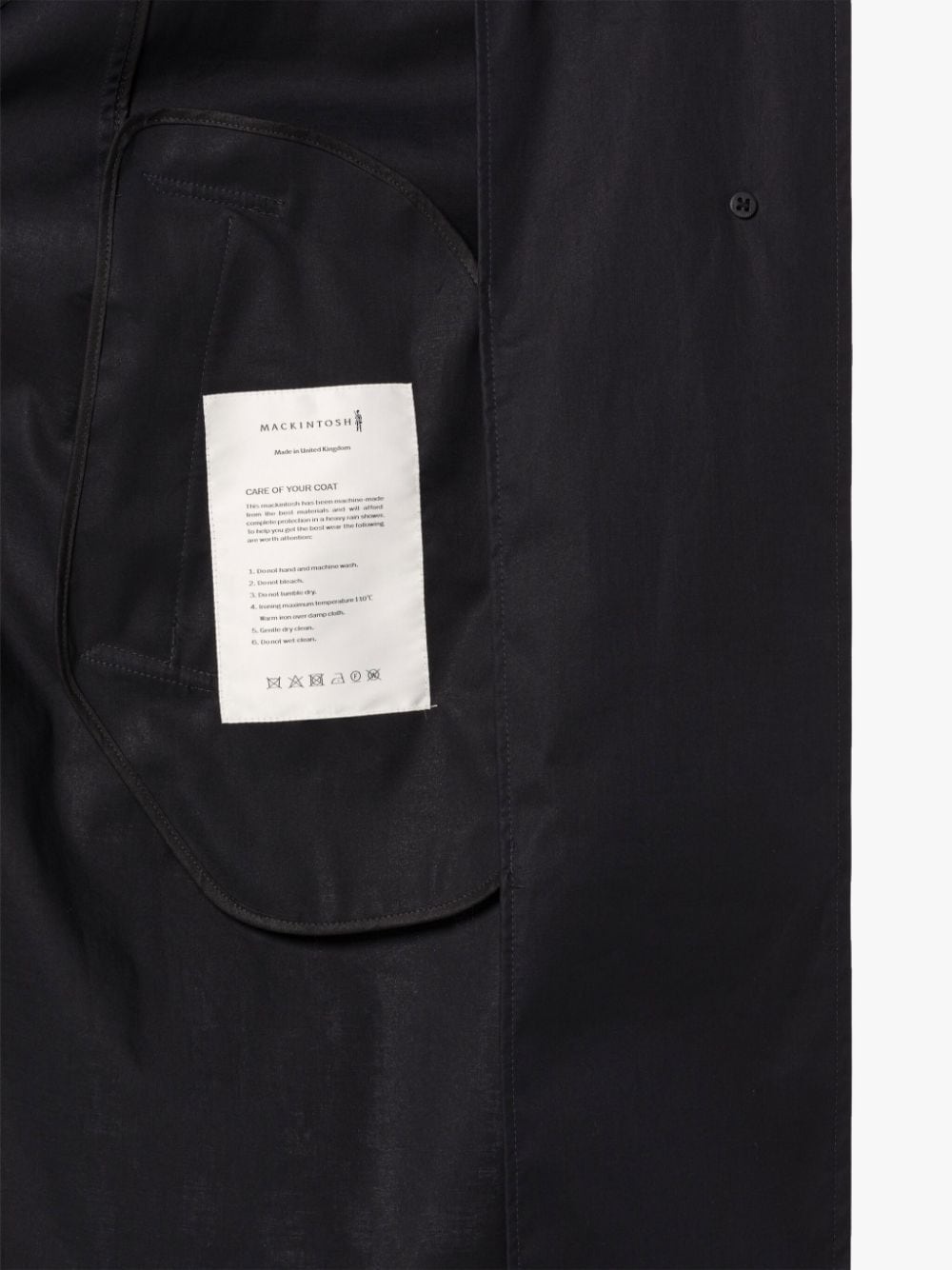 MAILI BLACK RAINTEC COTTON COAT - 6
