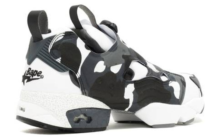 Reebok x A Bathing Ape x Mita InstaPump Fury 'White Black Camo' BD1355 - 4