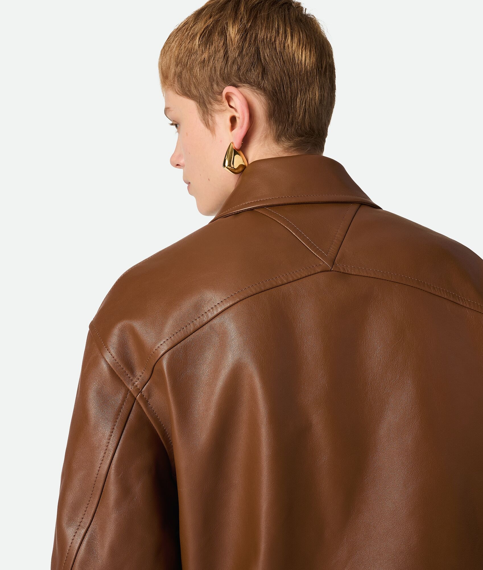 Leather Blouson - 3