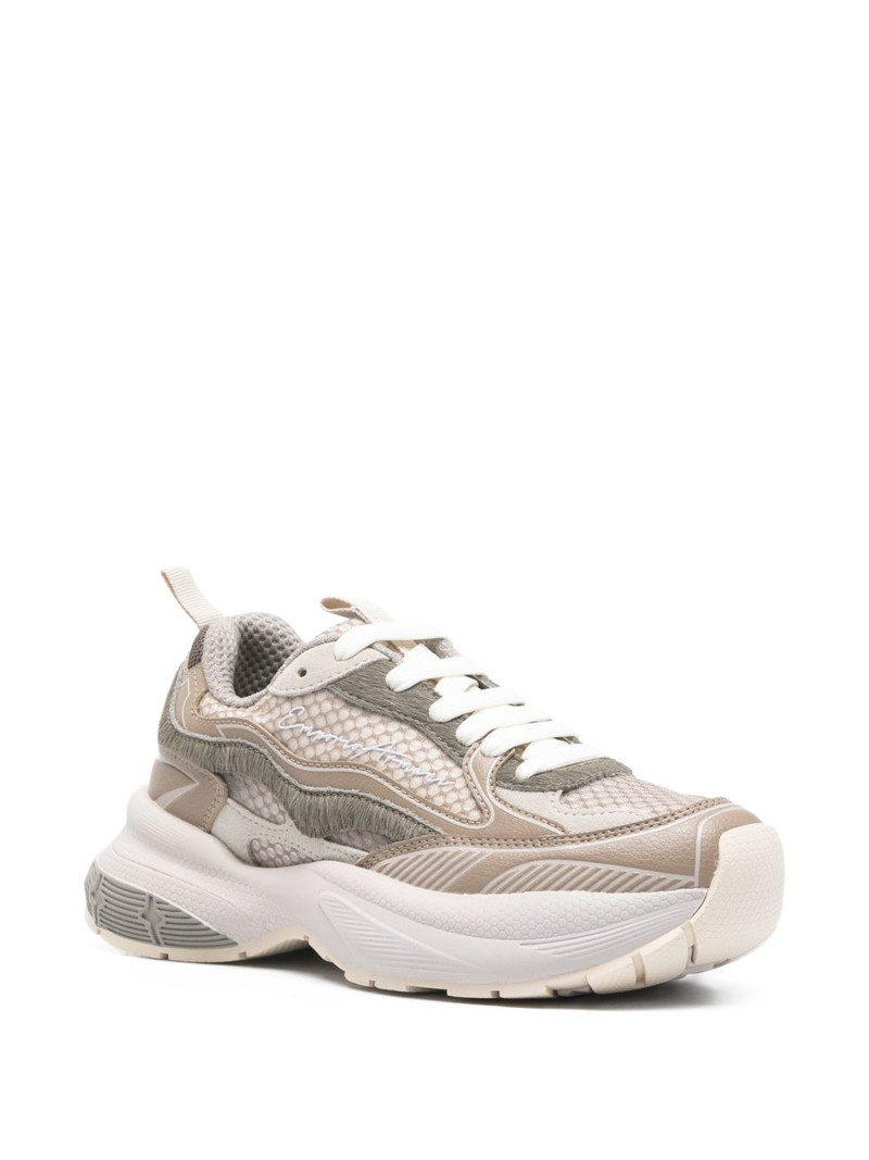 EMPORIO ARMANI exclusive pre leather sneakers outlook