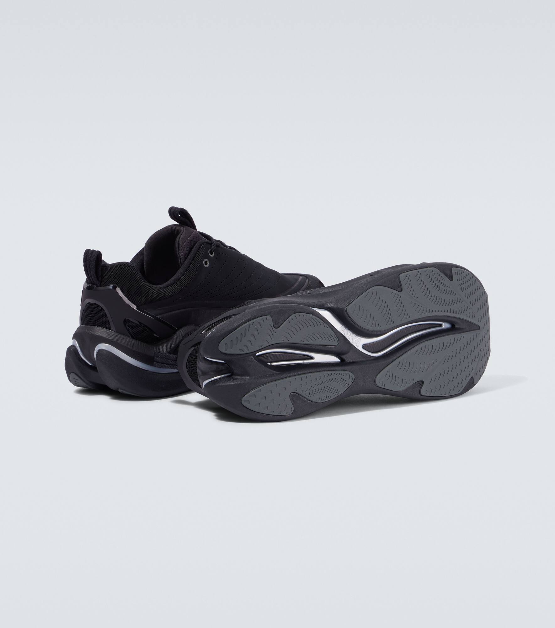 Elevon X leather-trimmed sneakers - 7