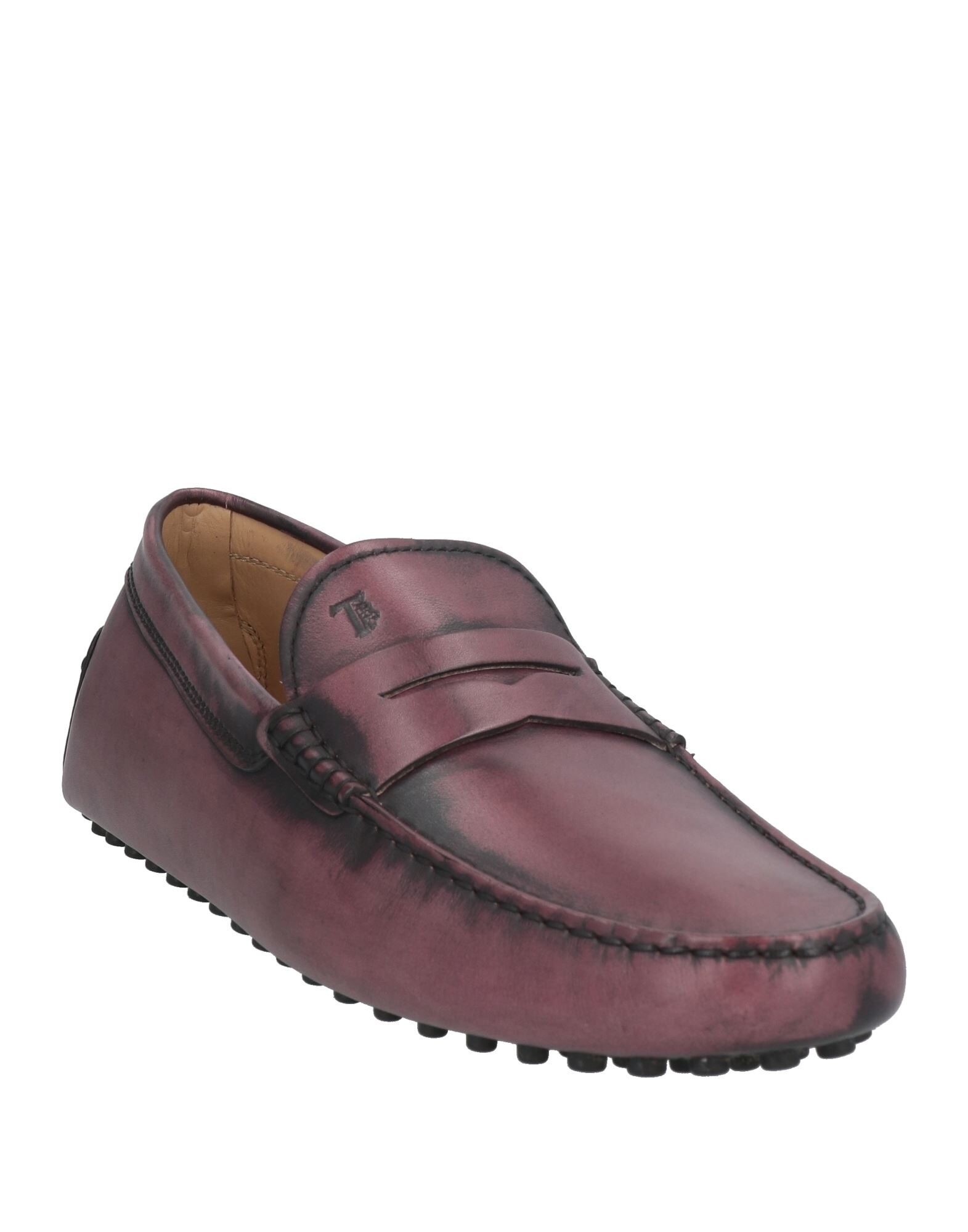 Burgundy Men's Loafers - 2
