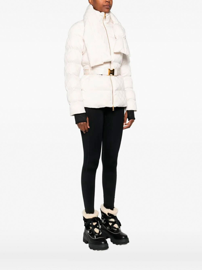 ELISABETTA FRANCHI Padded Jacket With Belt outlook