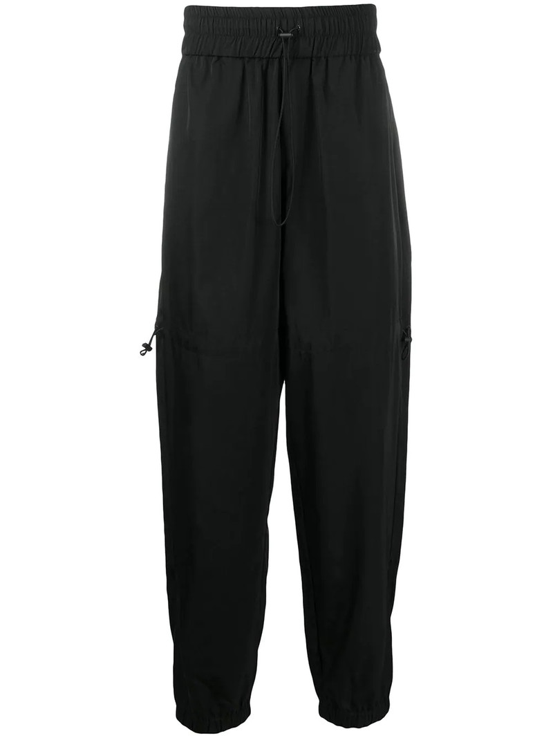 drawstring-waist track trousers 1