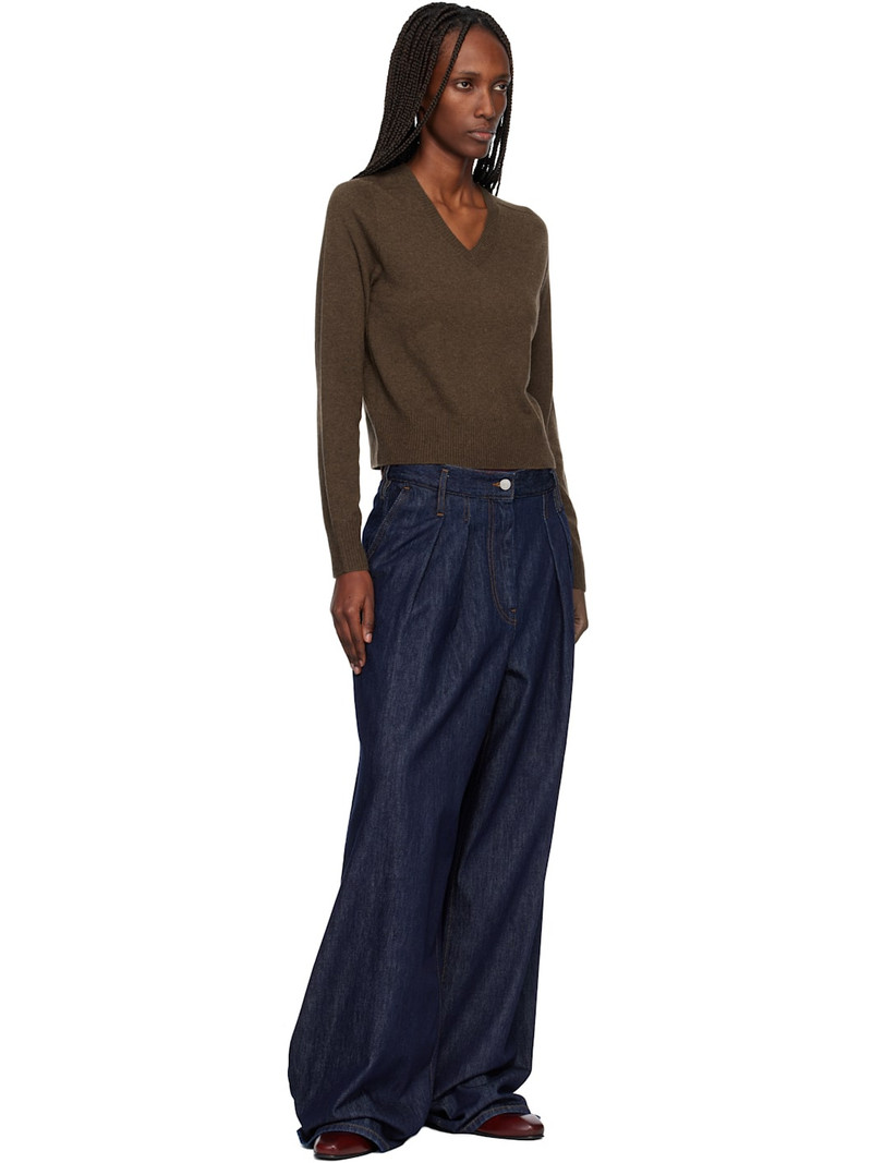 arch4 Brown Boston V-neck Sweater outlook