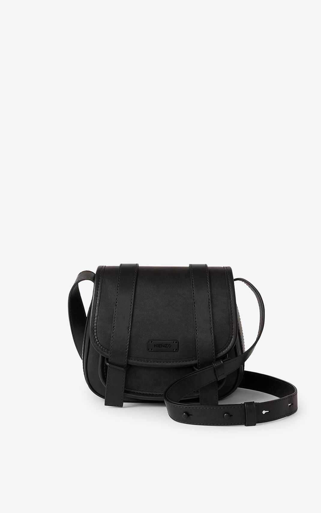 Courier small leather messenger bag - 1