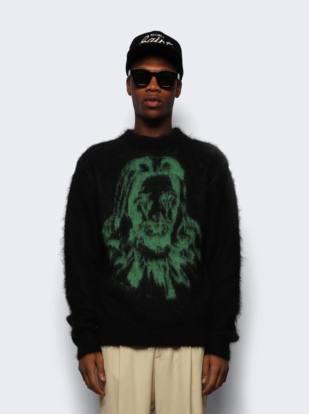 X Born X Raised Clown Knit Sweater Black - 3