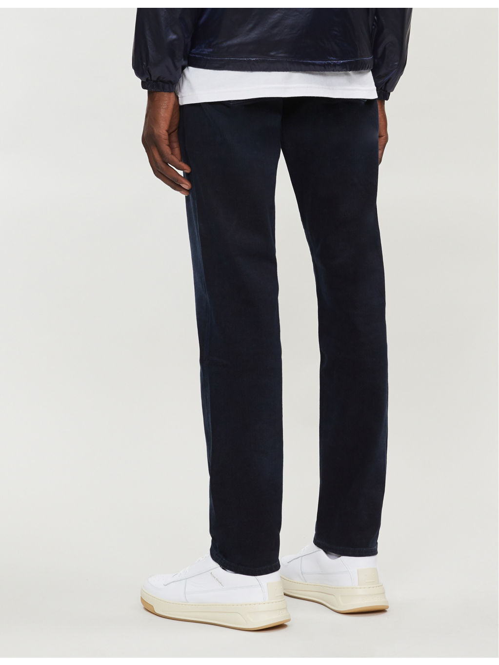 London tapered stretch-denim jeans - 4